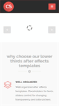 Mobile Screenshot of lowerthirdtemplates.com